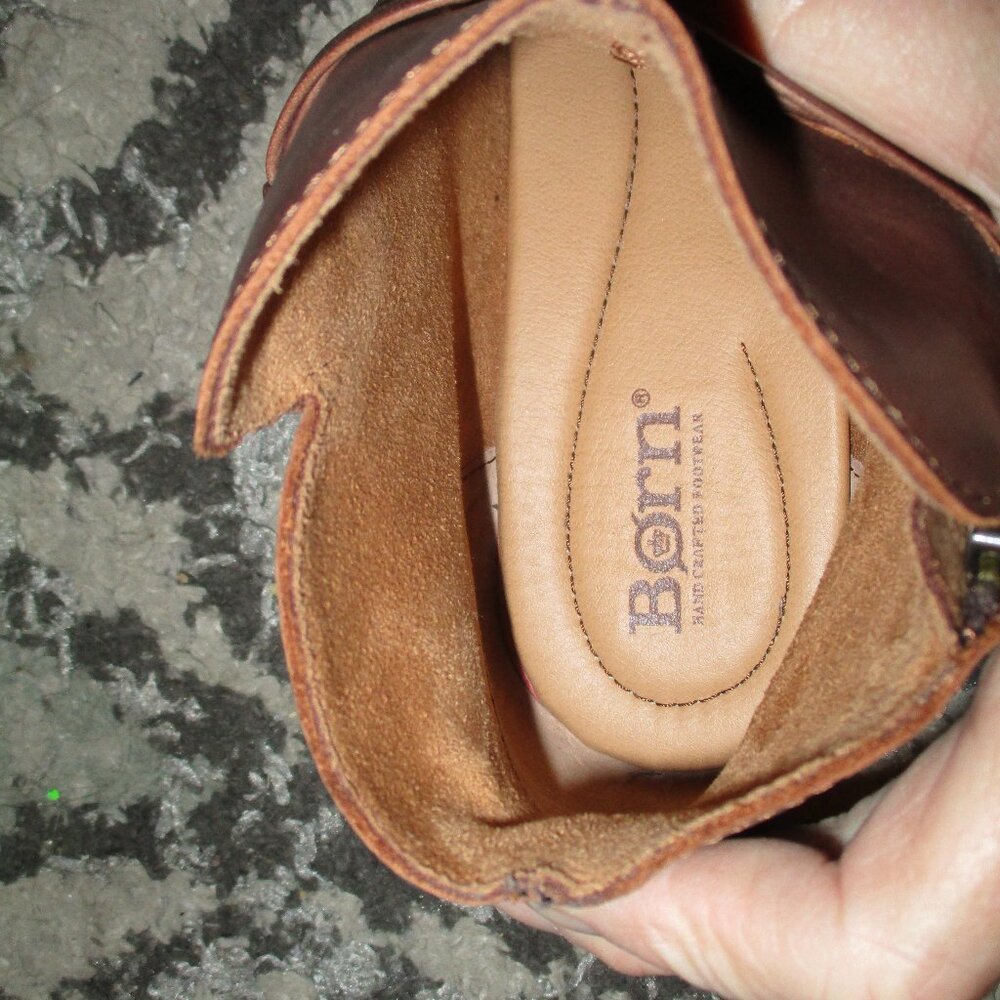 Born Kimmie Brown Ankle Boots 9 - Picture 5 of 7